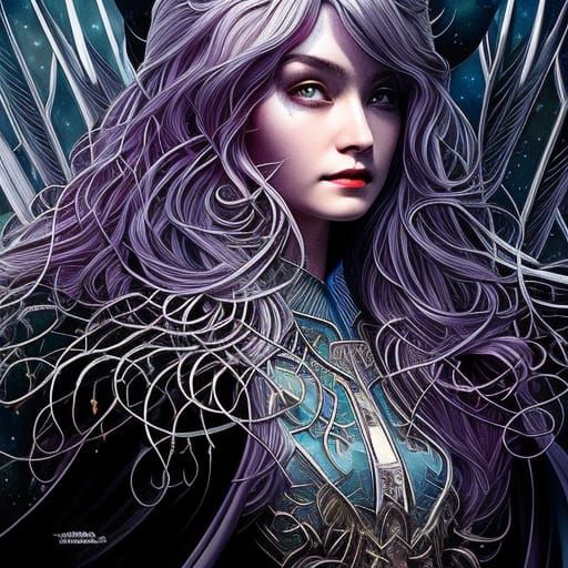 Fantastical Harry Potter Portrait in Digital Art Style