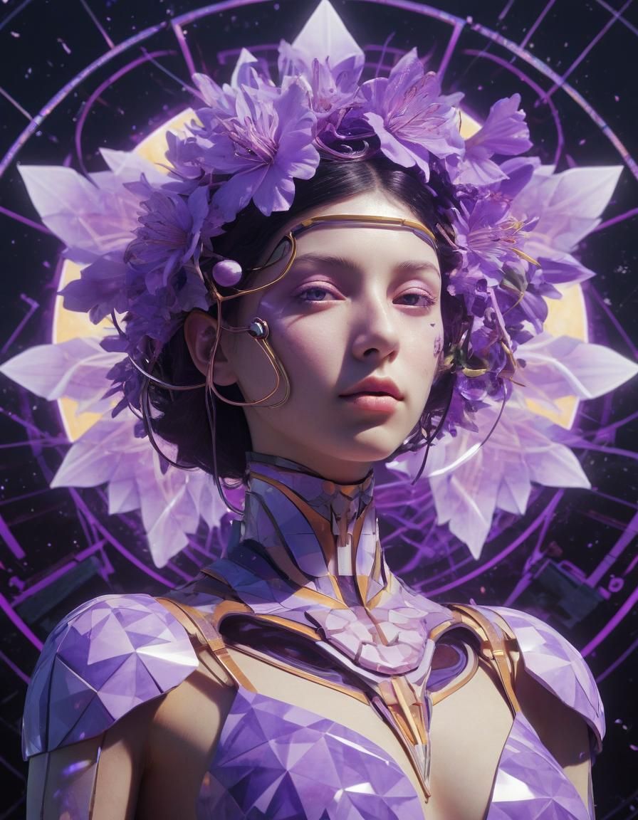 Ethereal Floral Art: Minimalist, Geometric and Abstract