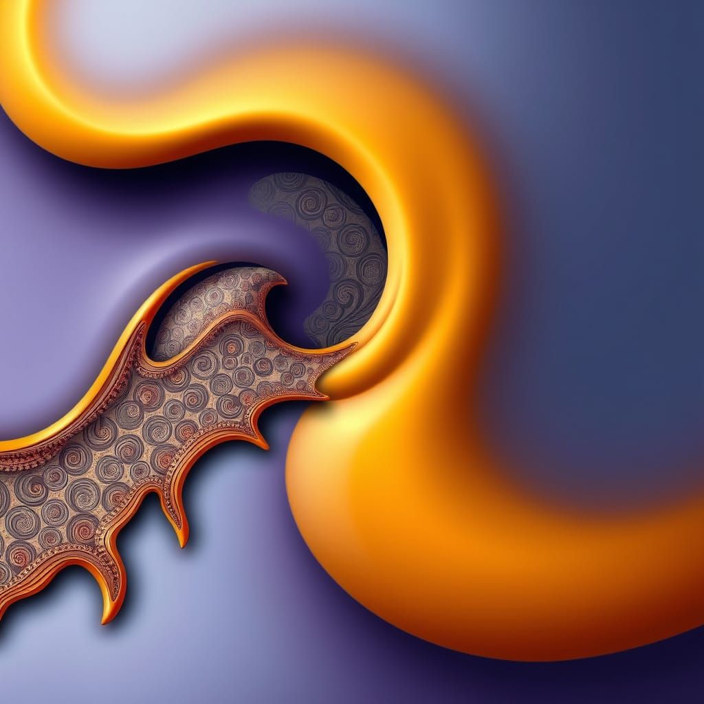 Renaissance in Vibrant Abstract Fractal Art