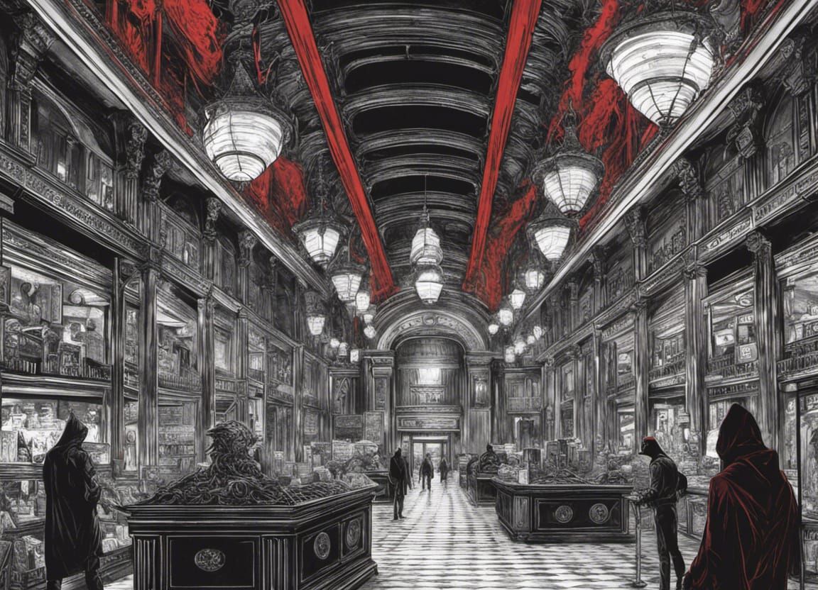 Satanic Cultists Gather in Department Store