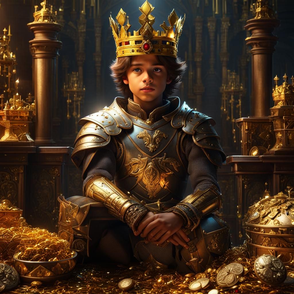 Prince in the treasure chamber (B)