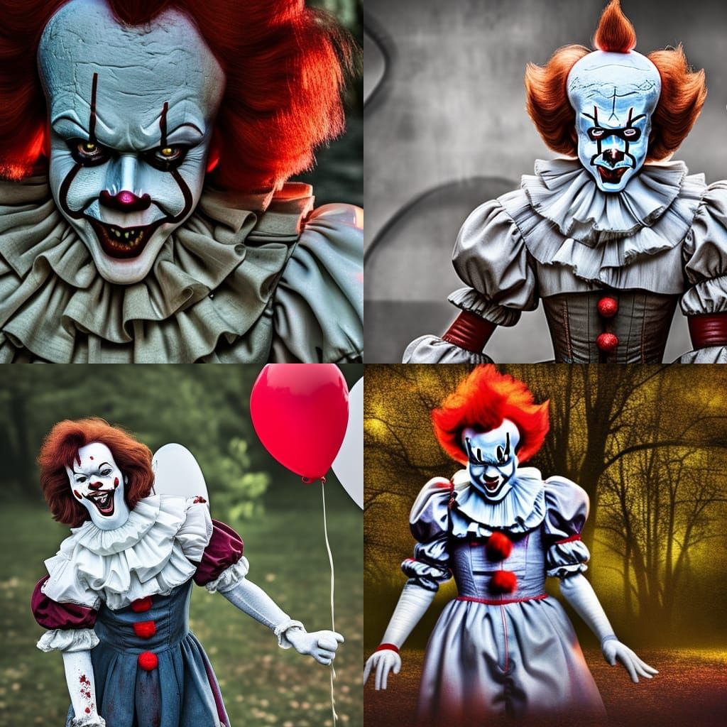 Pennywise from IT: Professional Photography with Bokeh