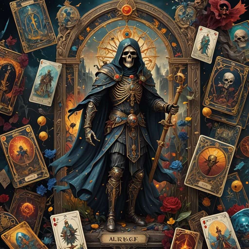 Tarot Card: Death, Detailed Matte Painting