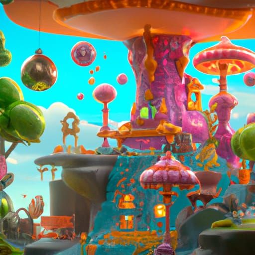 The Amazing World of Gumball: Detailed Matte Painting
