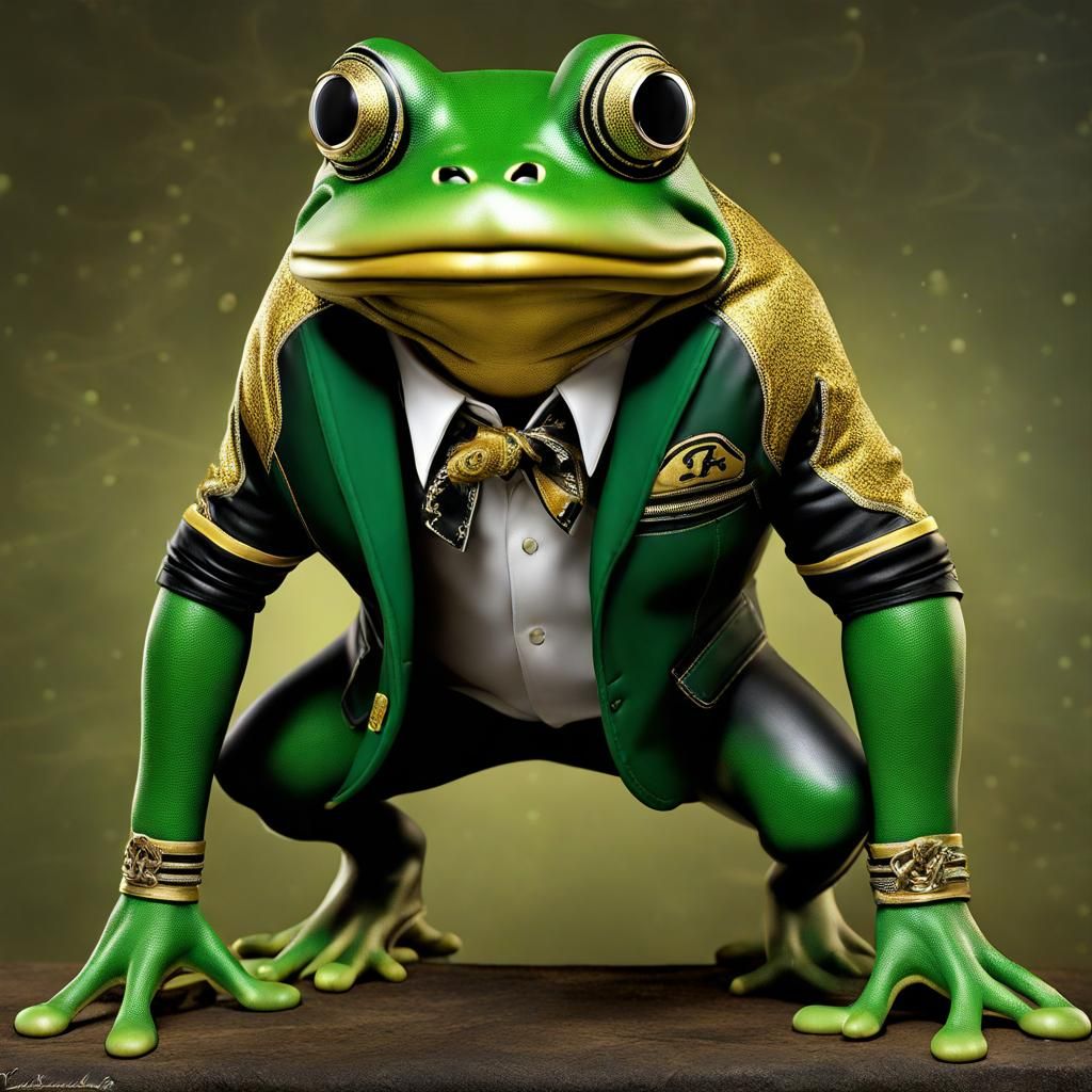 Bullfrogs in Letterman Jackets: Fantasy Concept Art