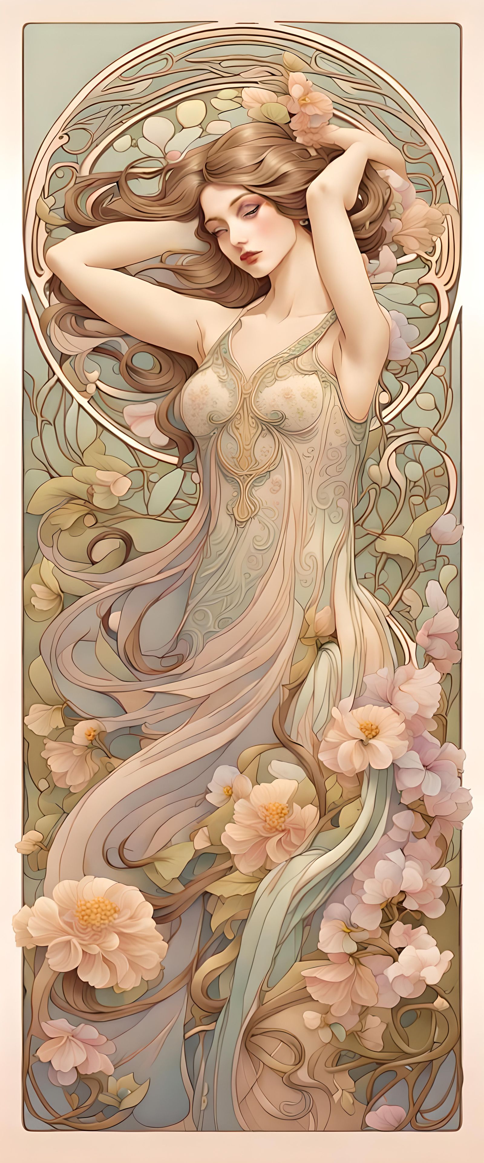 Art nouveau woman