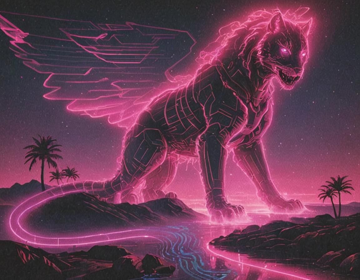 Liminal Synthwave Dreamscape