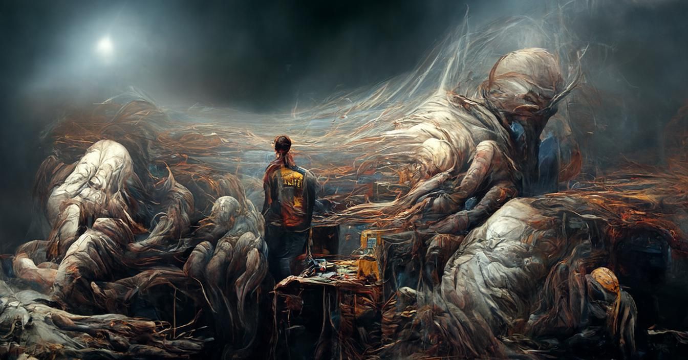 Surreal Alien Landscape Inspired by Digital Artists