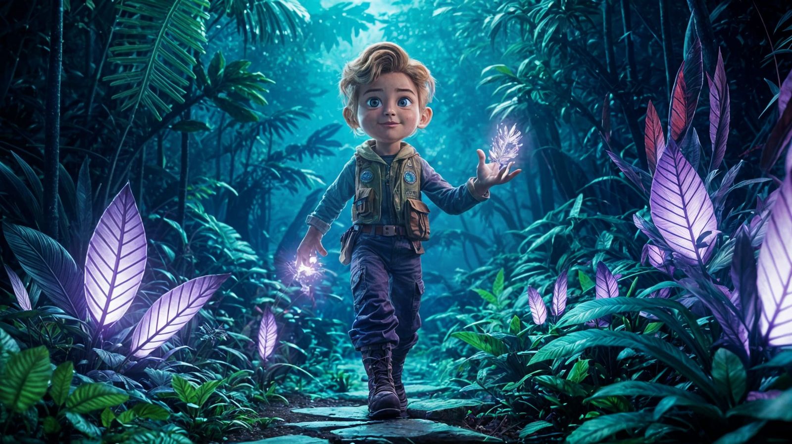 Exploring the hidden jungle.