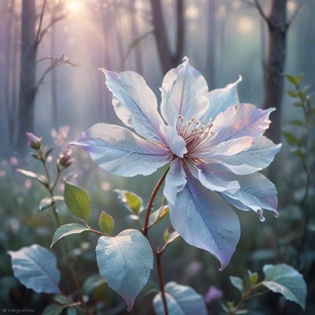 Whispers of Serene Watercolor Dawn