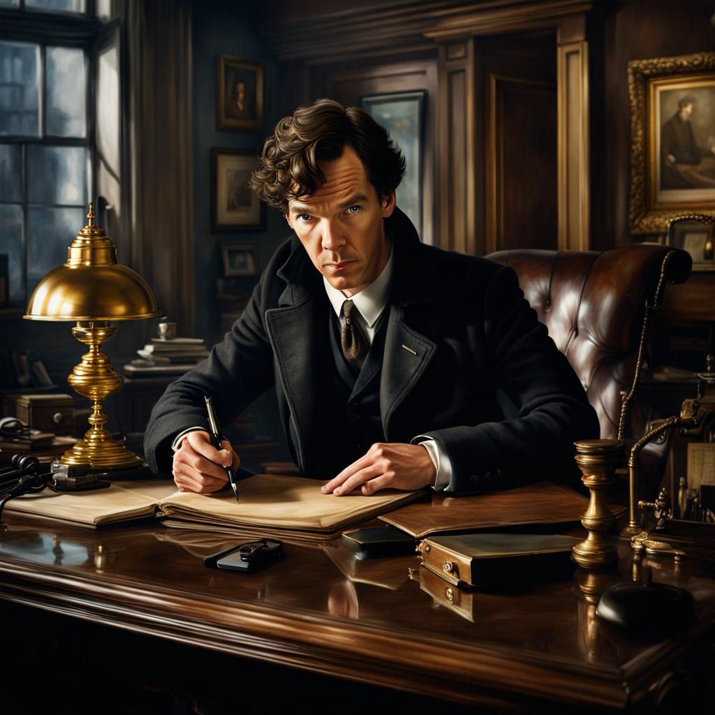 Benedict Cumberbatch as Sherlock holmes