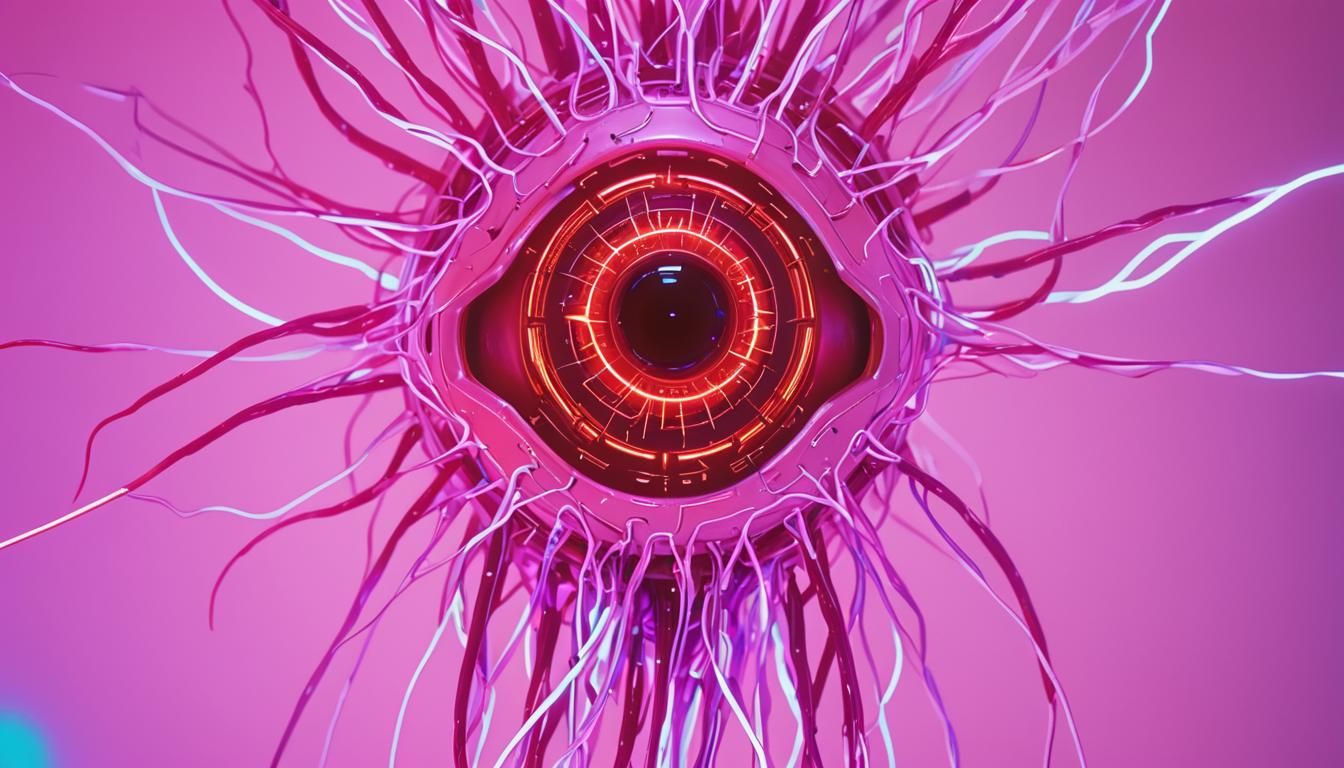 Electrifying Cyberpunk Eye with Bioluminescent Neural Networ...