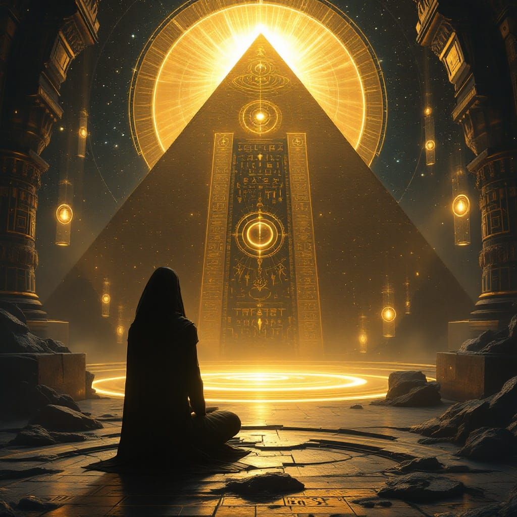 Thoth in Pyramid of Starlight: Celestial Codex