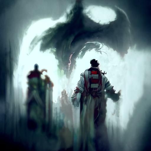 Sinister Ghostbusters Art in Gothic Horror Style
