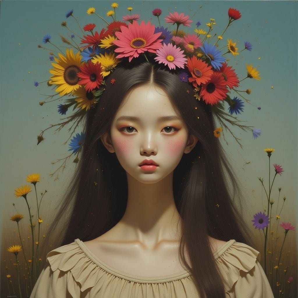 Exquisite Floral Crown Fit for a Queen