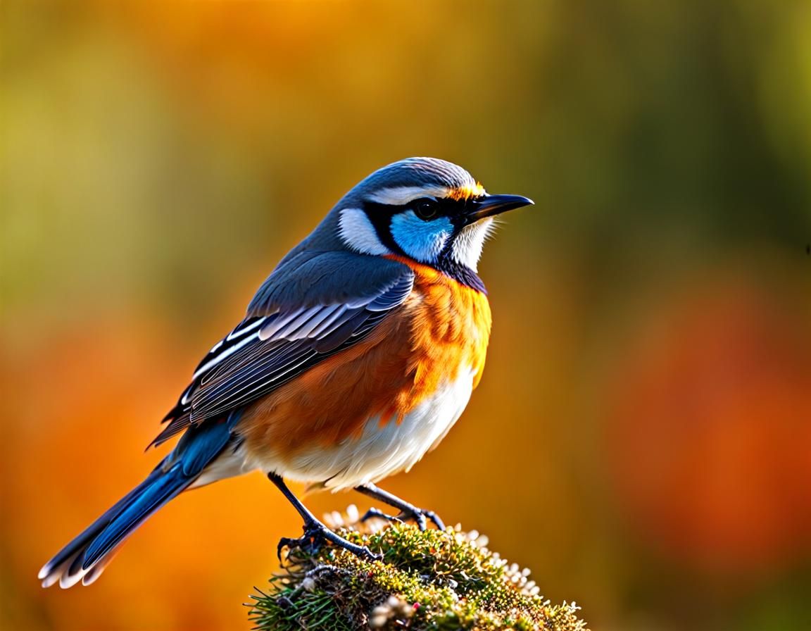 Dazzling Bird Close-Up: Professional Photography