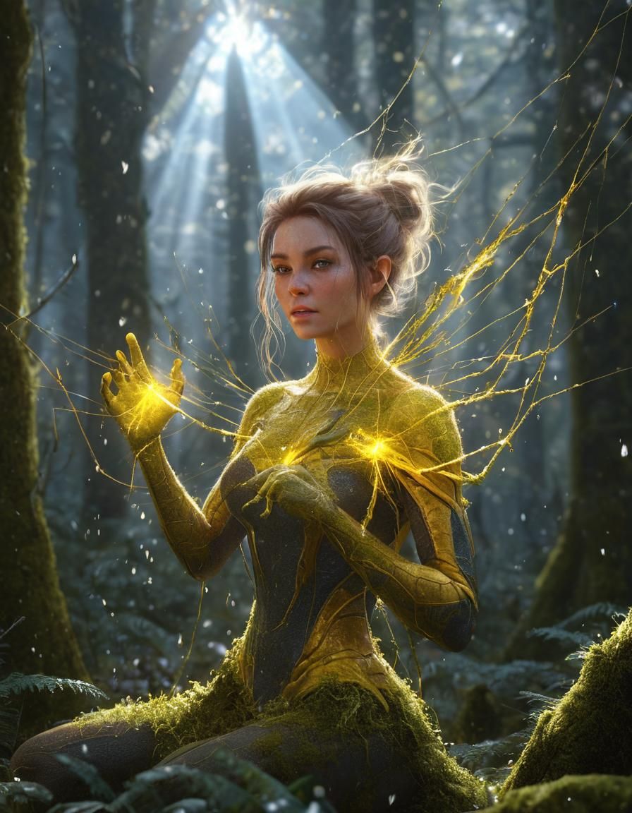 a Spider lancer engaged fairy woman