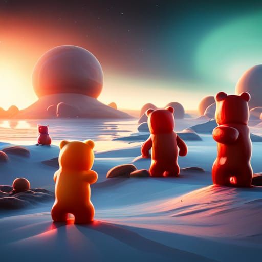 Galactic Gummy Bears in a Whimsical Star Wars Saga