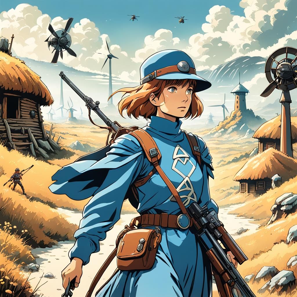 Nausicaa in Valley of the Wind, Comic Style