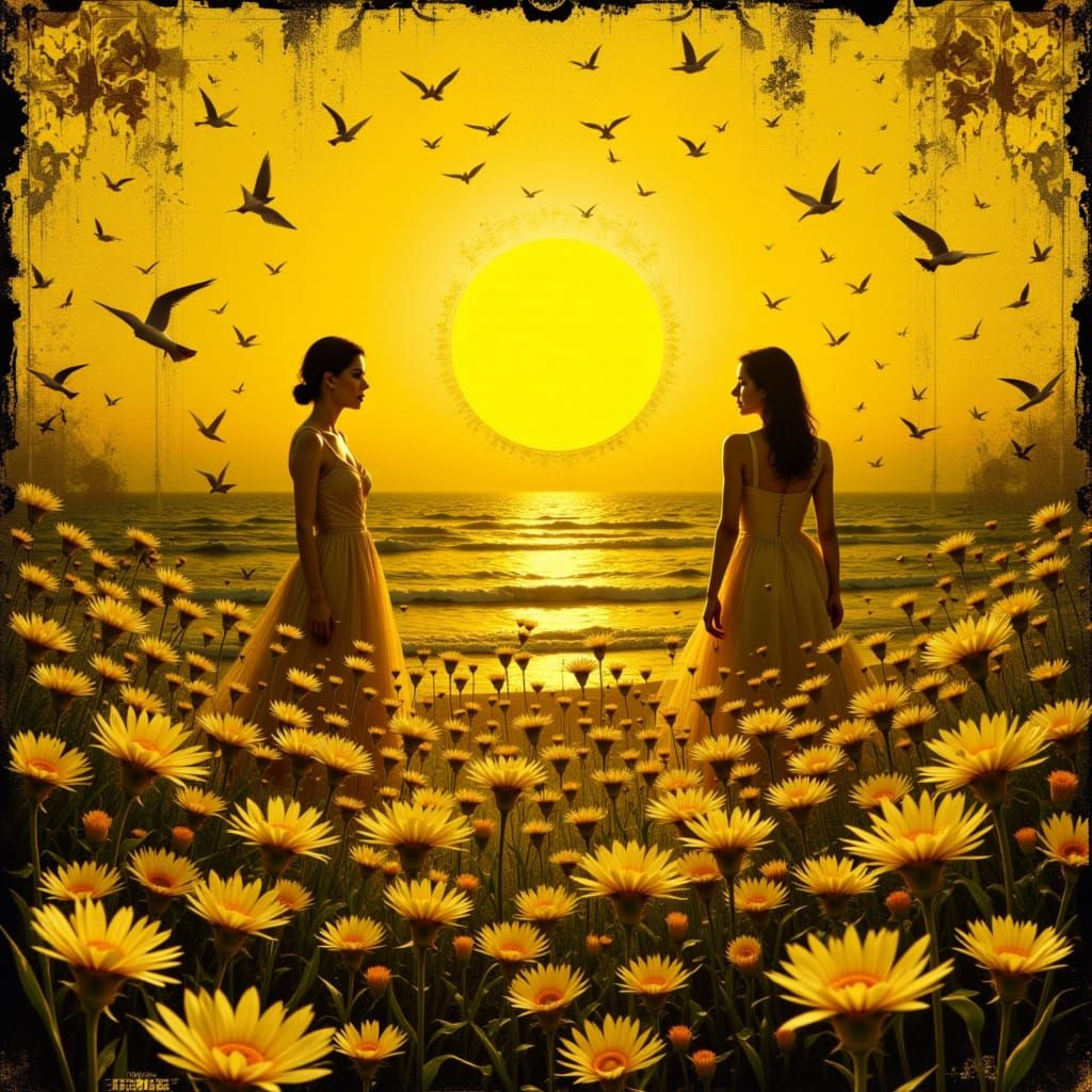 (((Forground))) (Yellow Pixelization, double exposure, defec...