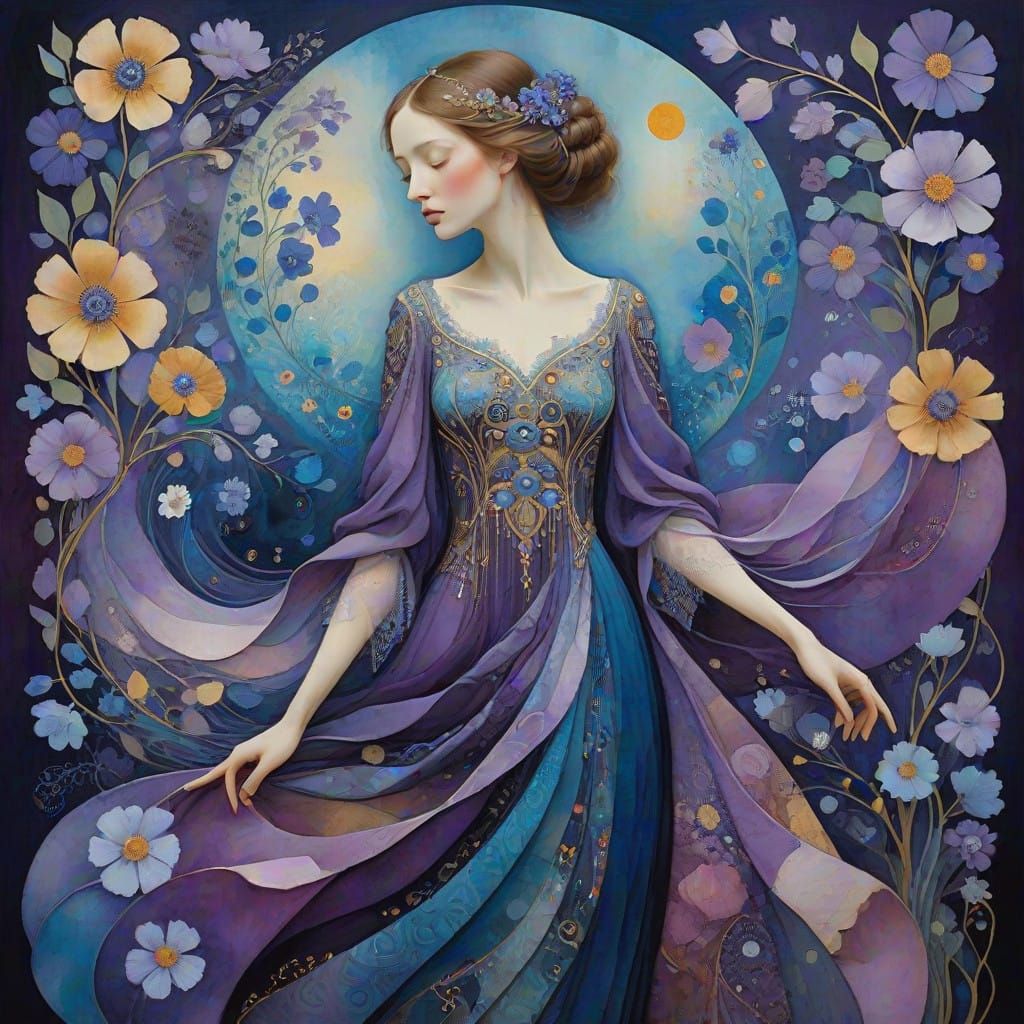 Ethereal Mistress of Twilight Whispers