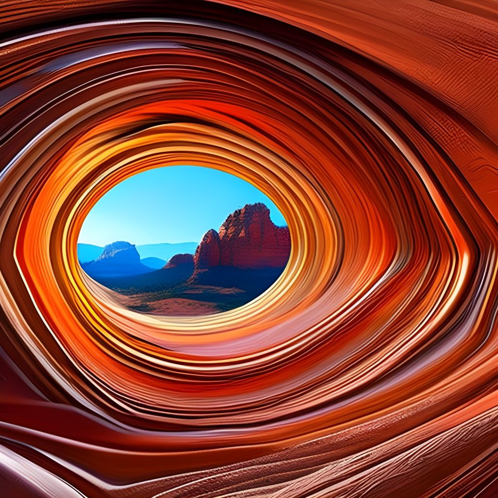 Proto Sedona Slot Canyon Hole