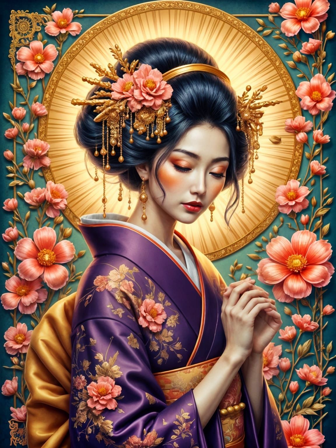 Floral Geisha