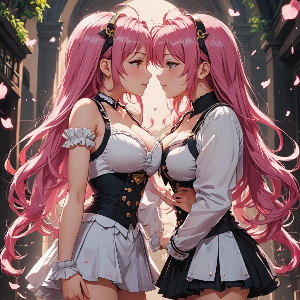 Innocent First Kiss: Anime Manga Style