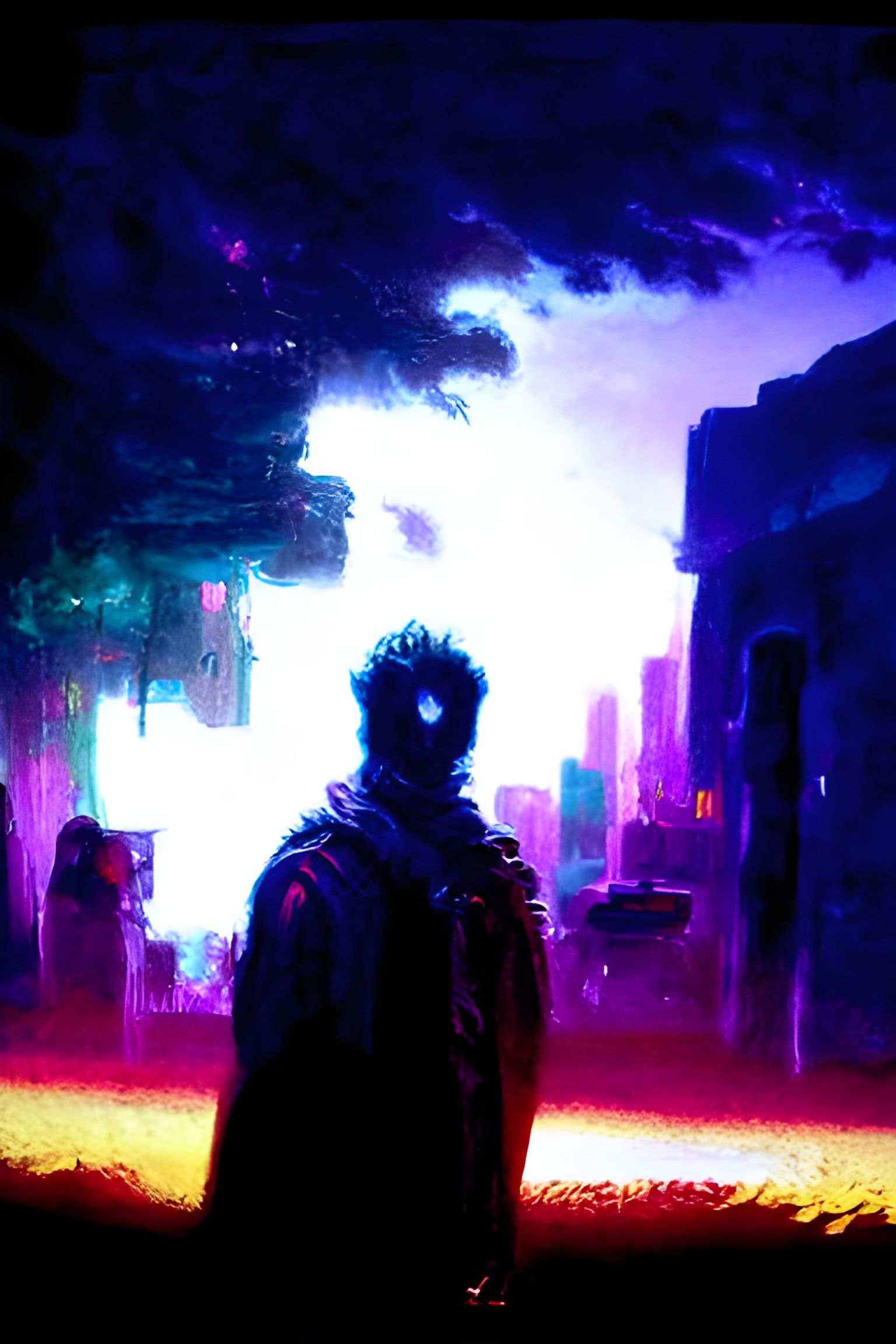 Sinister Steampunk Fantasy in Cyberpunk Style