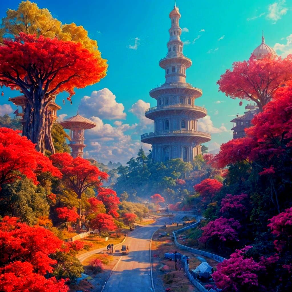 Abstract Tower Structure