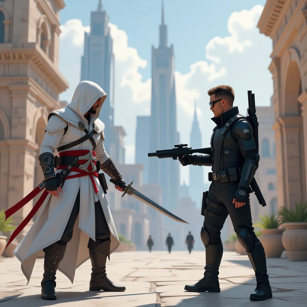 Assassin Confronts Killer: Ancient Meets Future