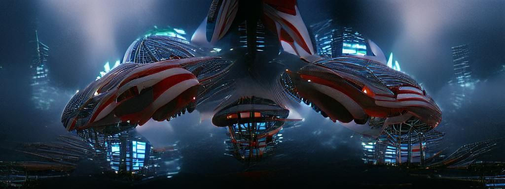 Independence Day - fly into the Mothership