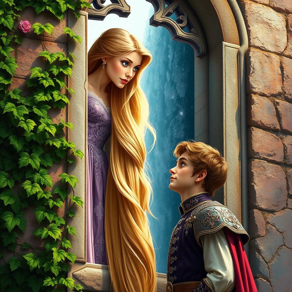 Rapunzel and the prince