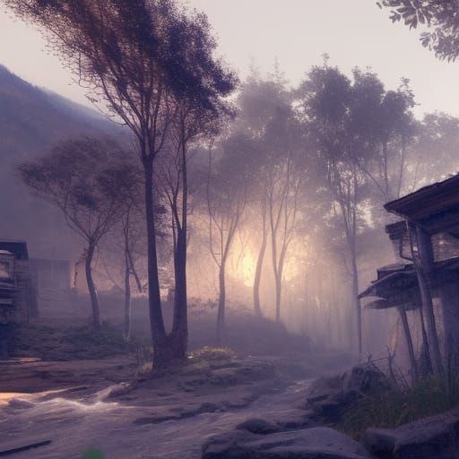 Insane Asylum in São Paulo, Hyperdetailed Concept Art