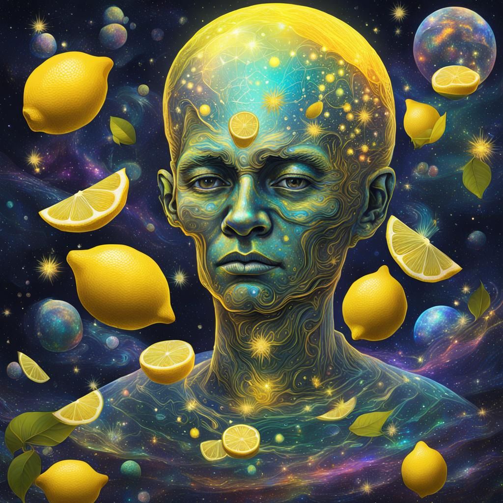 Holographic Cosmic Lemon by Pablo Amaringo