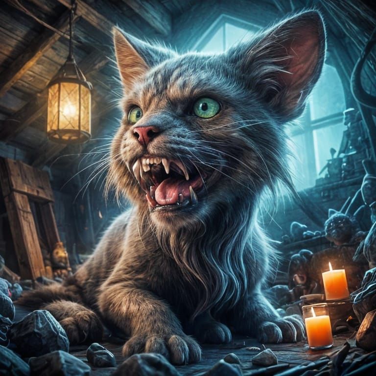 Ethereal Ghosts in a Dreamlike Fairy-Core Scene