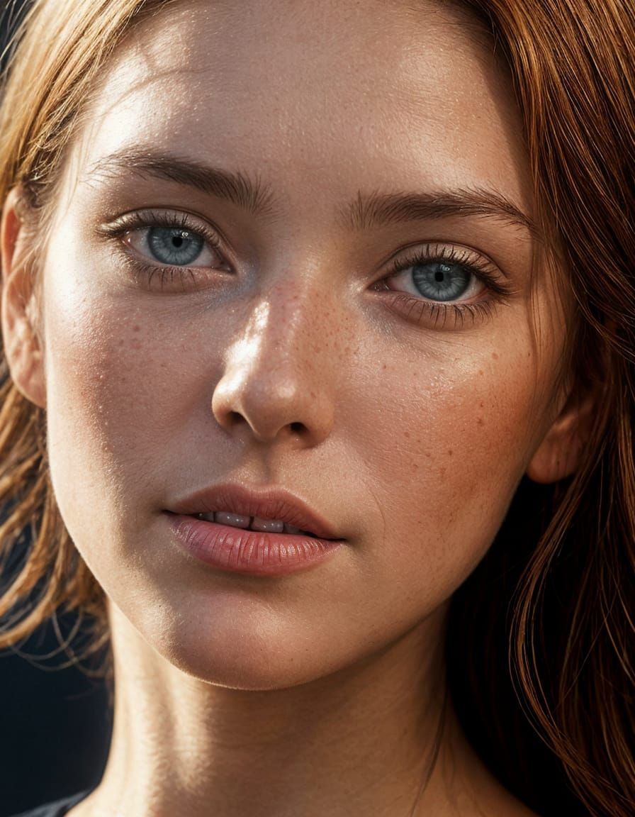 A Seductive Goddess in a Moody, Cinematic Scene