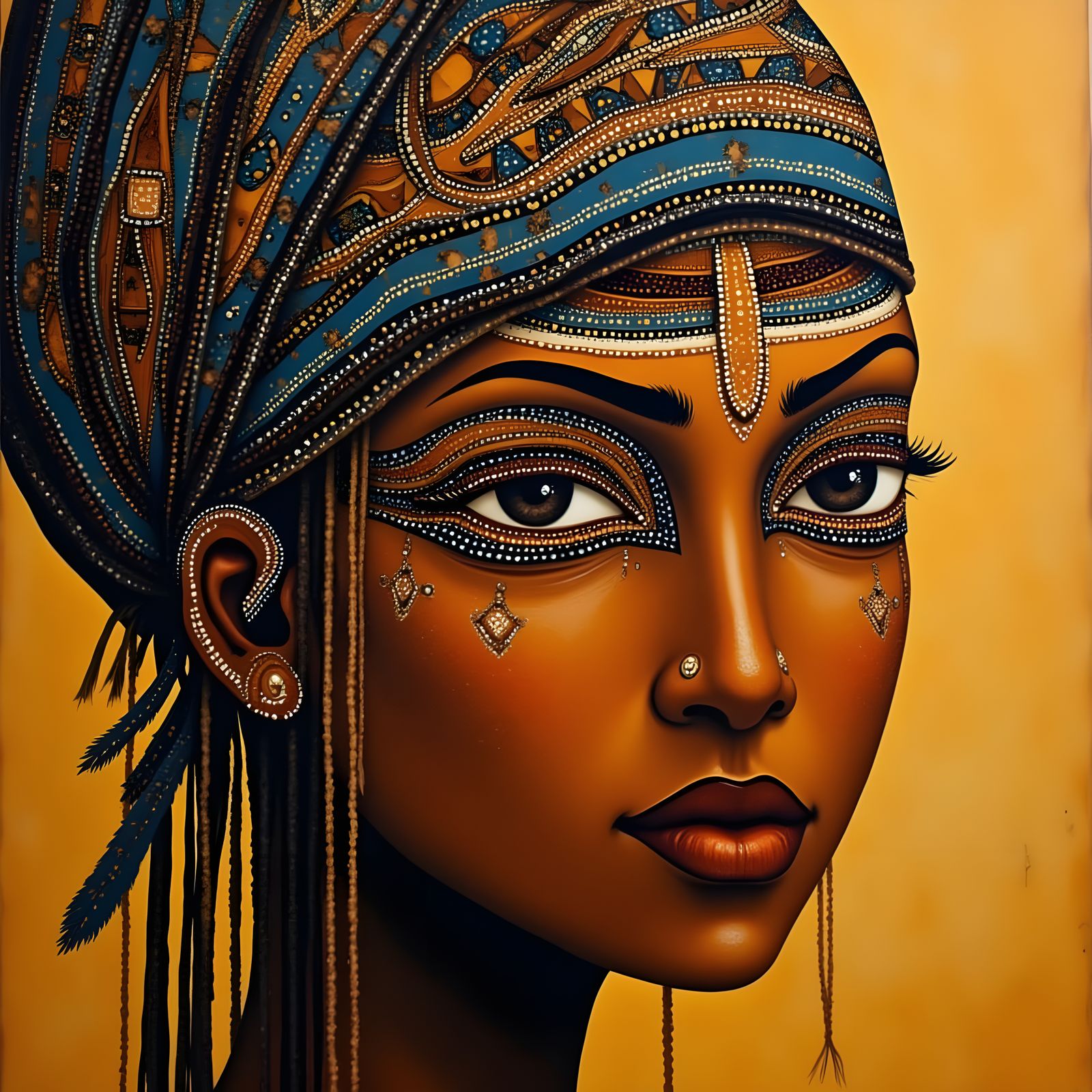 The Mythoglyphic Tribal Girl