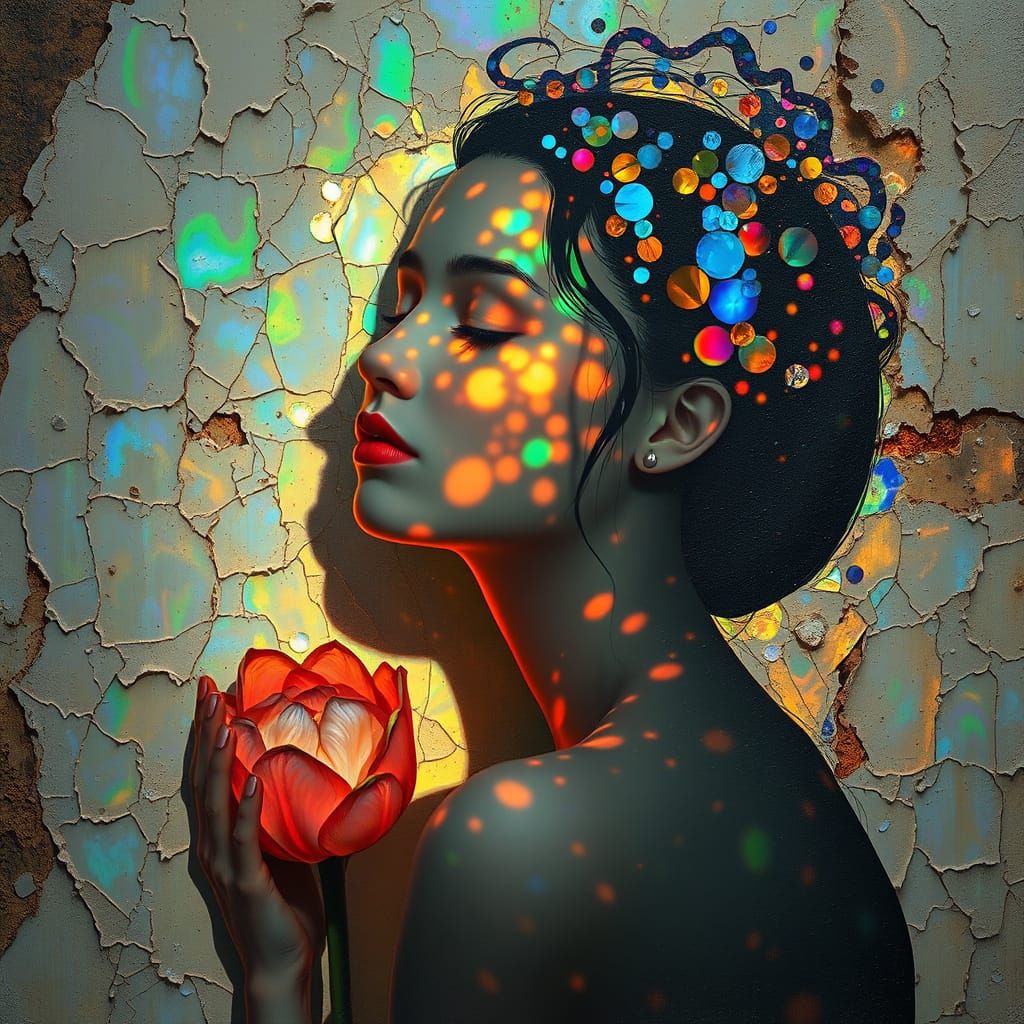 Whispers of Ephemeral Beauty in Iridescent Hues