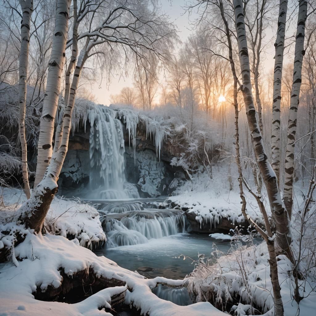 Frozen Waterfalls