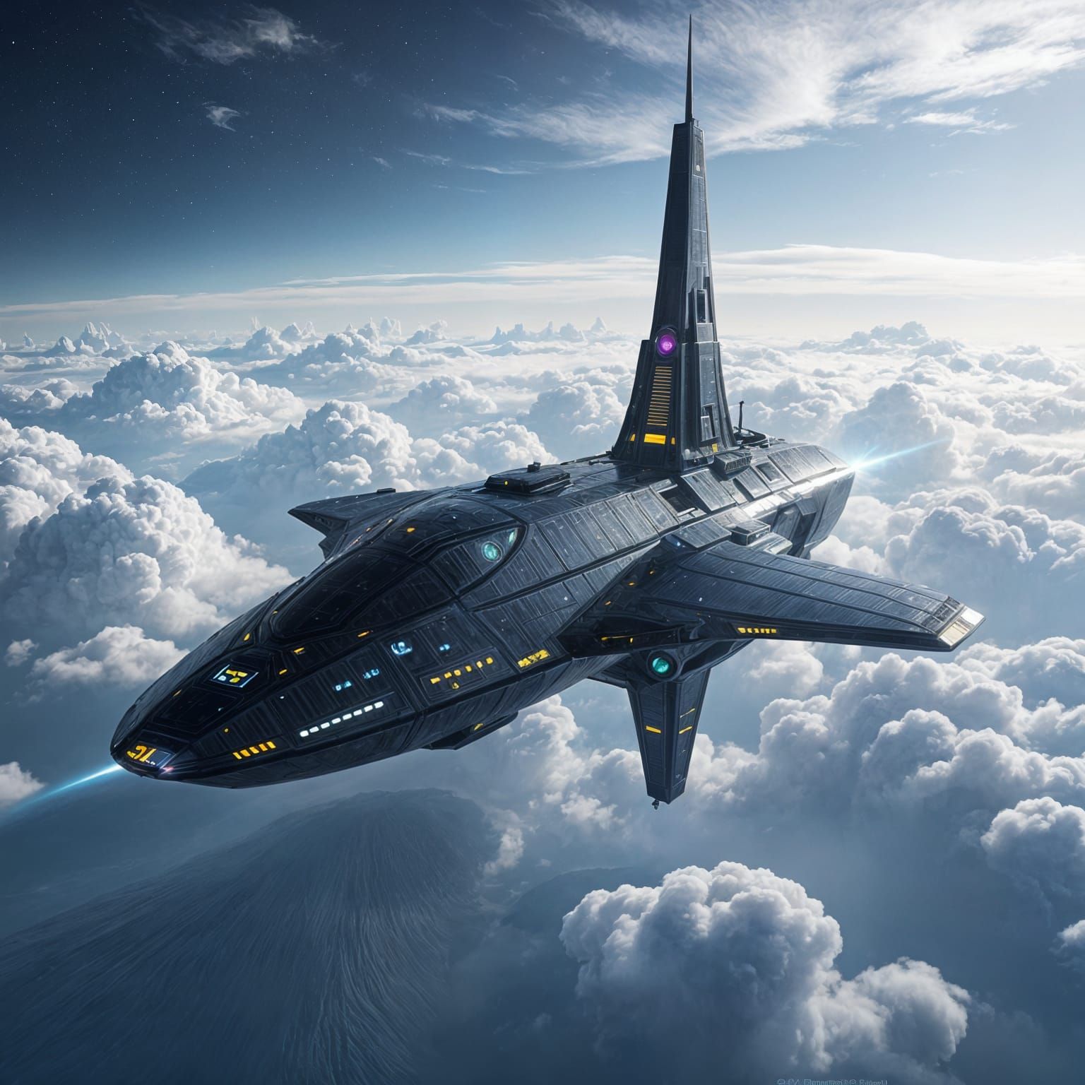 Spacecraft-orbital station «Earth»