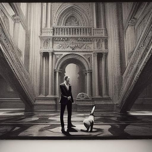 Surreal Catenary Architecture in Psychedelic 3D Rendering