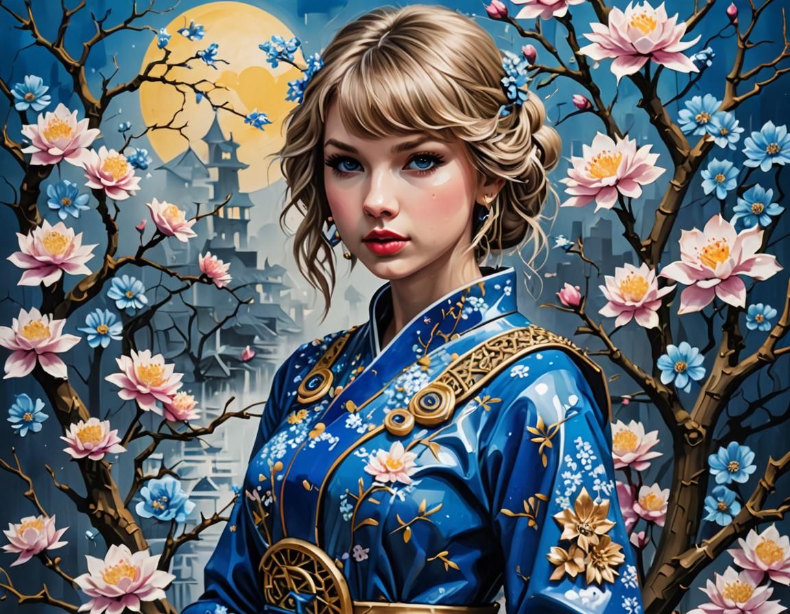 Kintsugi Doll in Post-Apocalyptic Japan: Graffiti Art