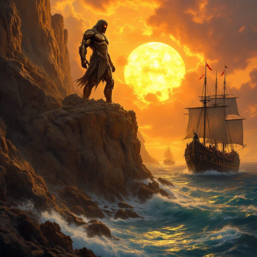 Bronze Guardian of Crete: Talos Stands Watch