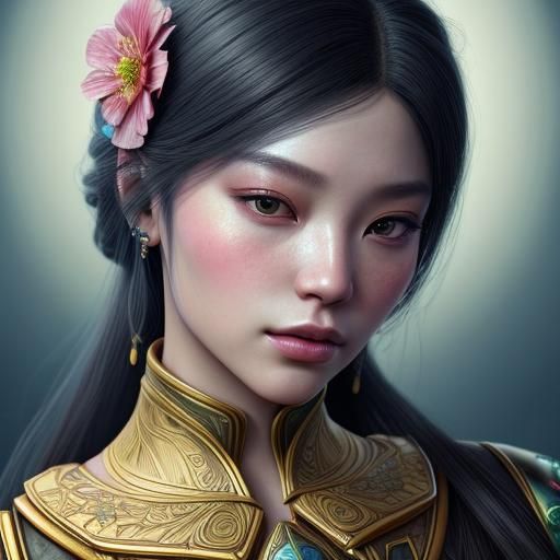 Jennie from Black Pink in Elegant Hanbok