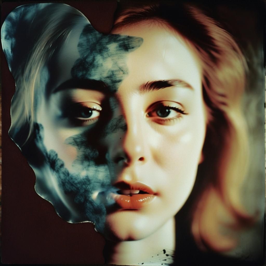 Surreal Portrait in Henri Michaux Style