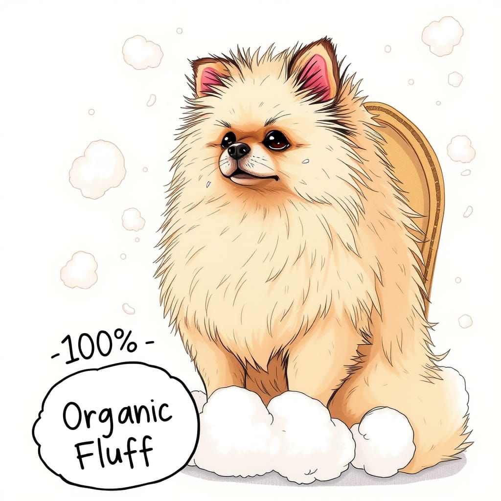 Fluffy Pomeranian Royalty