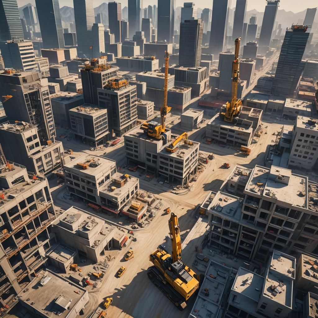 Los Santos Under Construction: A Digital Concept Art