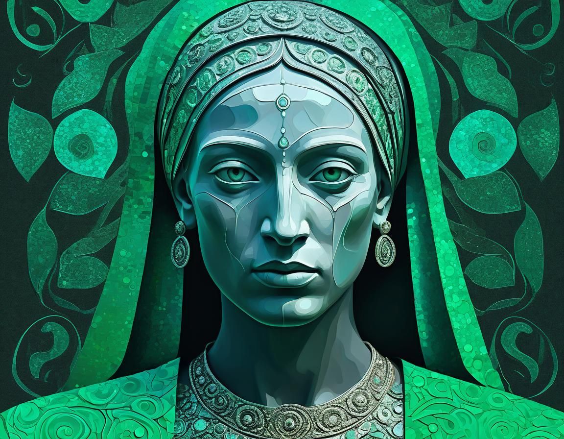 Ethereal Abstract Floral Masterpiece in Pop Art Style