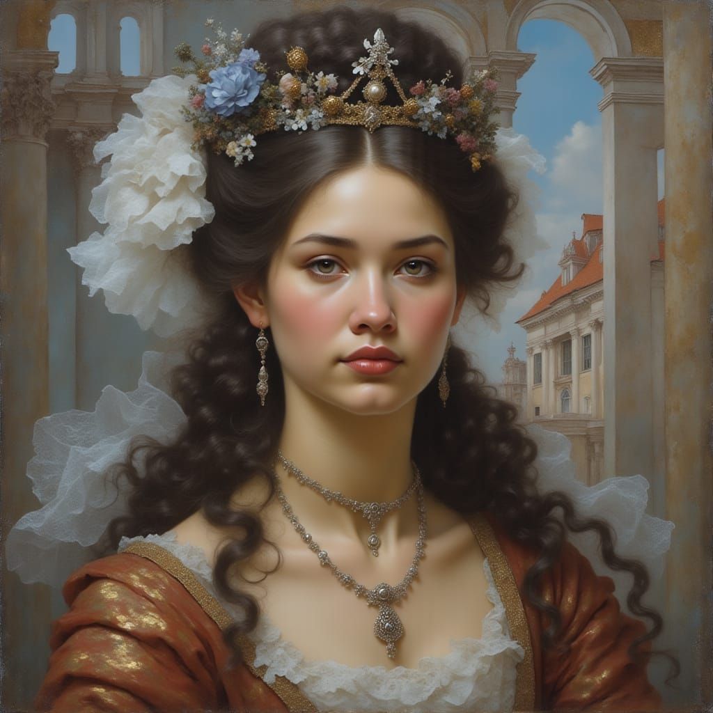 Renaissance Woman: A Classical Portrait Study